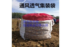 土豆透氣噸包袋 兩條圍帶加固耐用循環用防長芽防腐爛